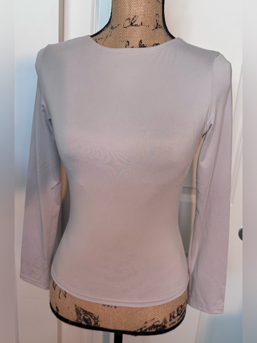 Backless Long Sleeve Slim Fit Crewneck Summer Casual Y2K Crop Tee